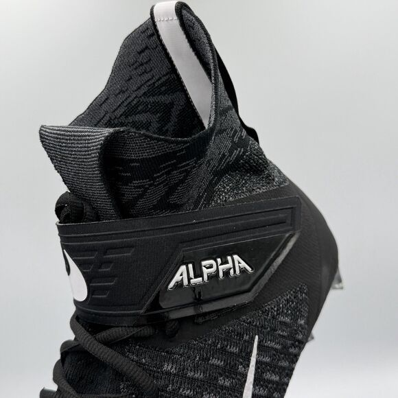Nike Alpha Menace Elite 2 Flyknit Football Cleats Black AO3374-001 Men\'s Size 13 main image 6